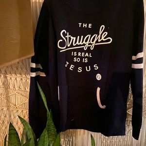 Sweatshirt Jesus Funny Size XXL